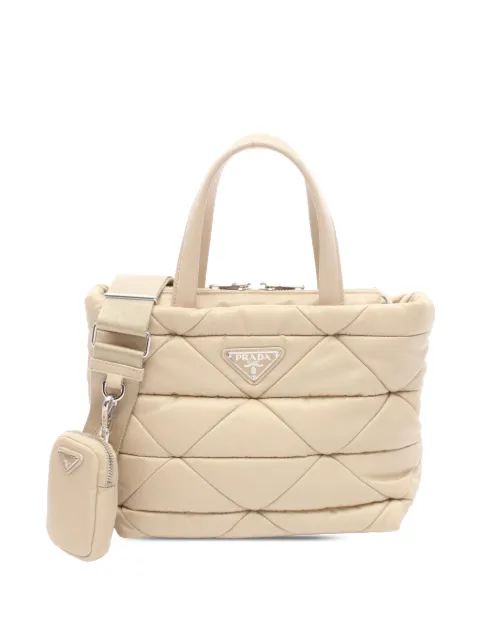 Prada Pre-Owned 2013-2025 Quilted Re Nylon Padded satchel