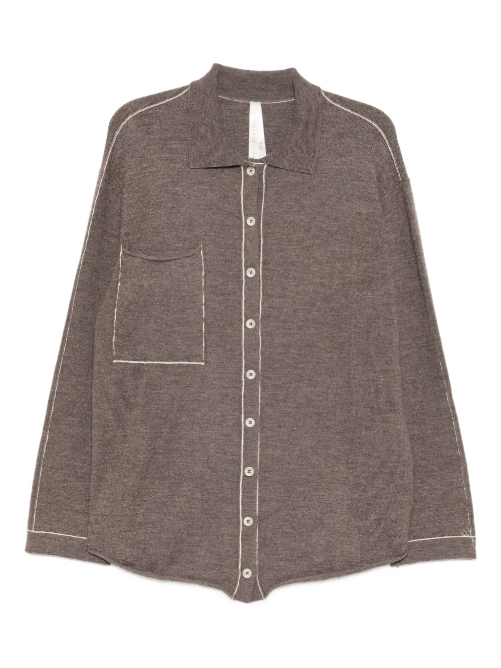 Lauren Manoogian camisa con costuras | gris | Image 1