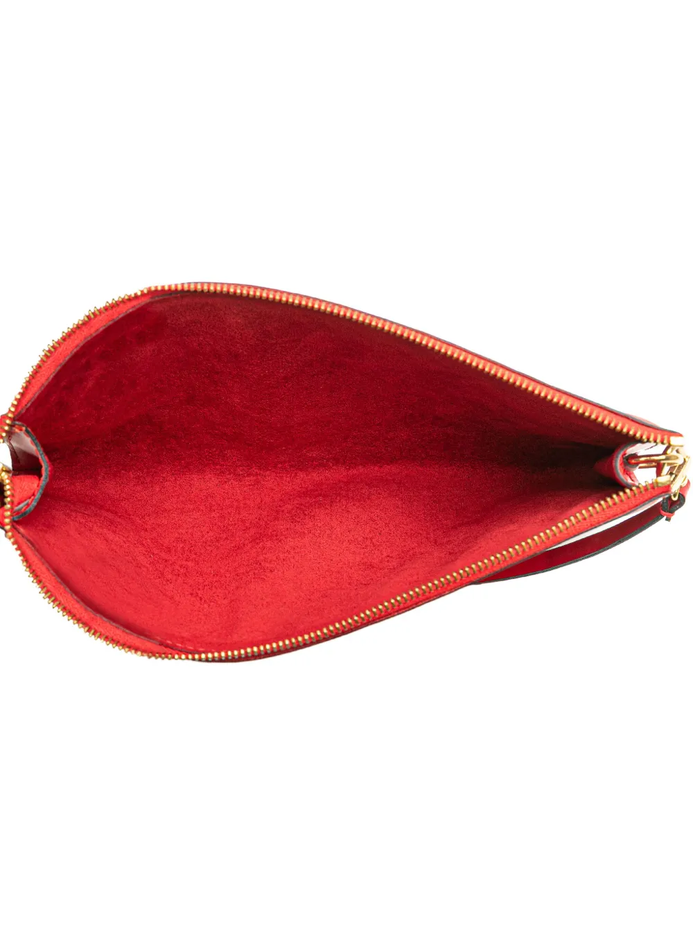 Pre-owned Louis Vuitton 1999 Epi Pochette Accessoires Shoulder Bag In Red