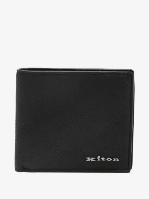 Kiton cartera con letras del logo