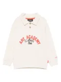 Scotch & Soda Kids organic cotton polo shirt - White