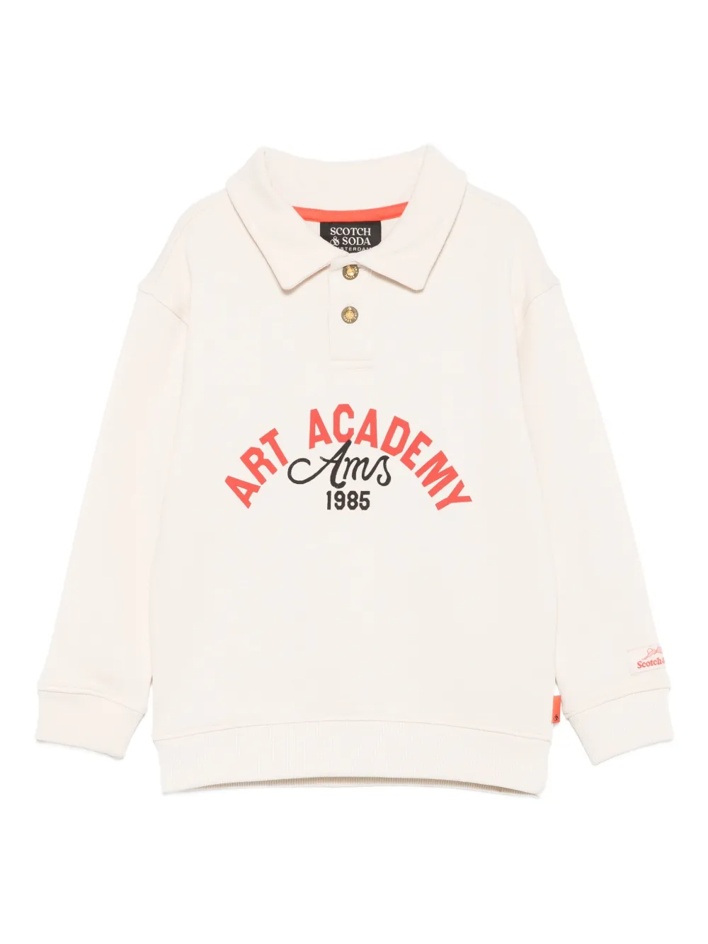 Scotch & Soda Kids オーガニックコットン ポロシャツ - ホワイト Scotch & Soda Kids オーガニックコットン ポロシャツ - ホワイト
