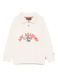 Scotch & Soda Kids organic cotton polo shirt - White