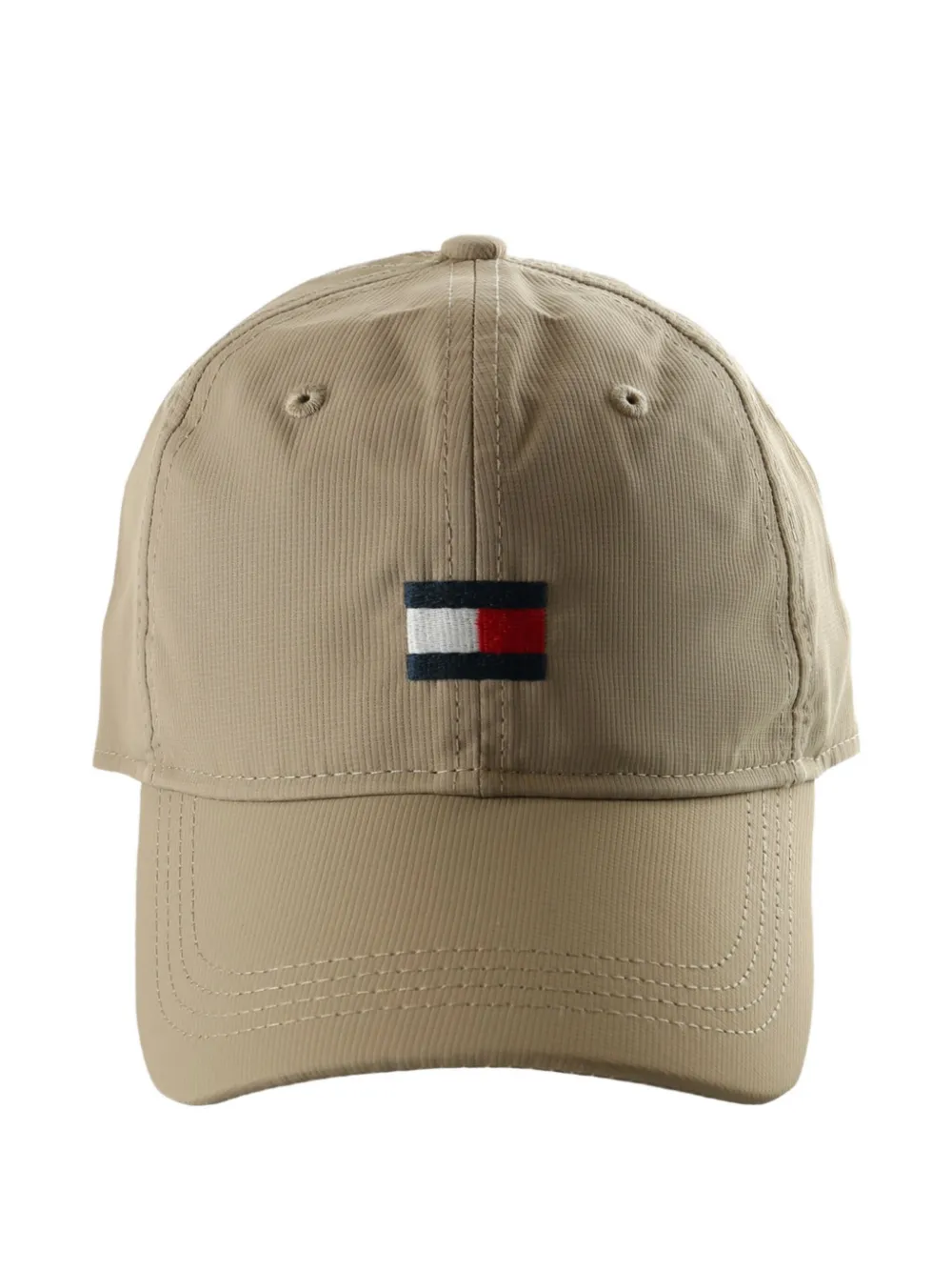 Tommy Hilfiger Logo-patch Cap In Brown