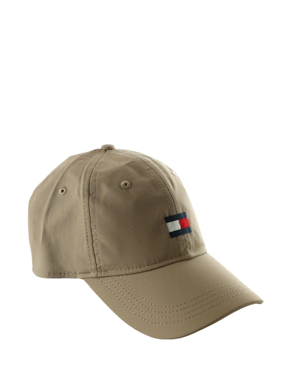 Tommy Hilfiger Logo-patch Cap In Brown