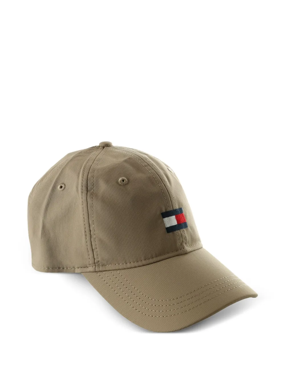 Tommy Hilfiger Pet met logopatch Bruin