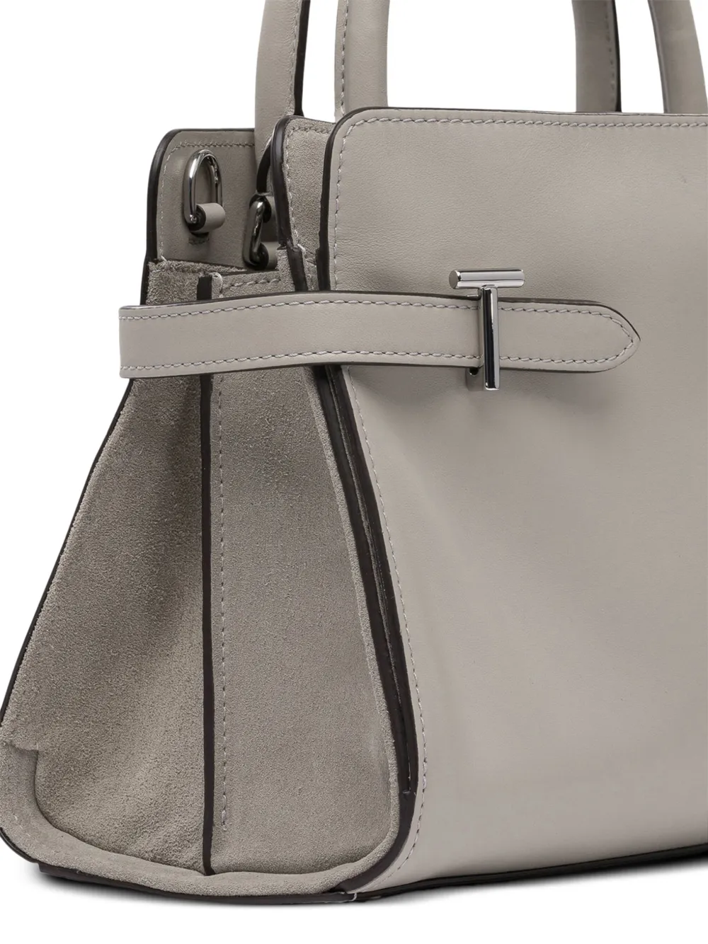 Le Tanneur Tote Bag Mit Schnalle In Gray