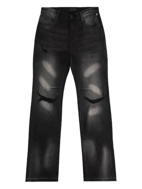 RTA distressed bootcut jeans