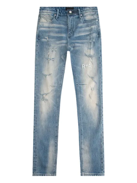 RTA jeans bootcut con efecto desgastado