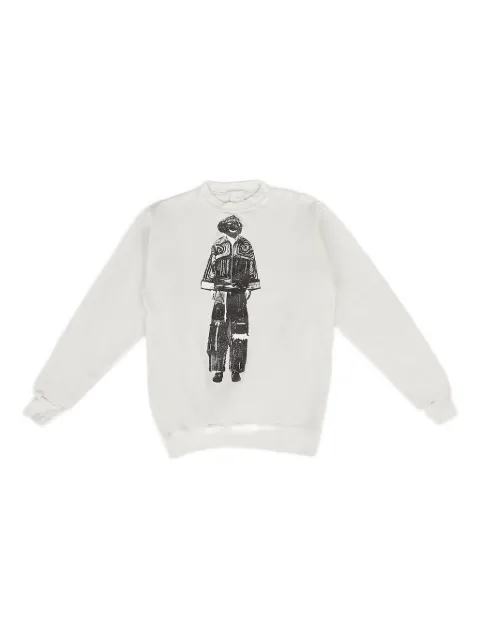DRx FARMAxY FOR LN-CC graphic-print crew-neck sweatshirt