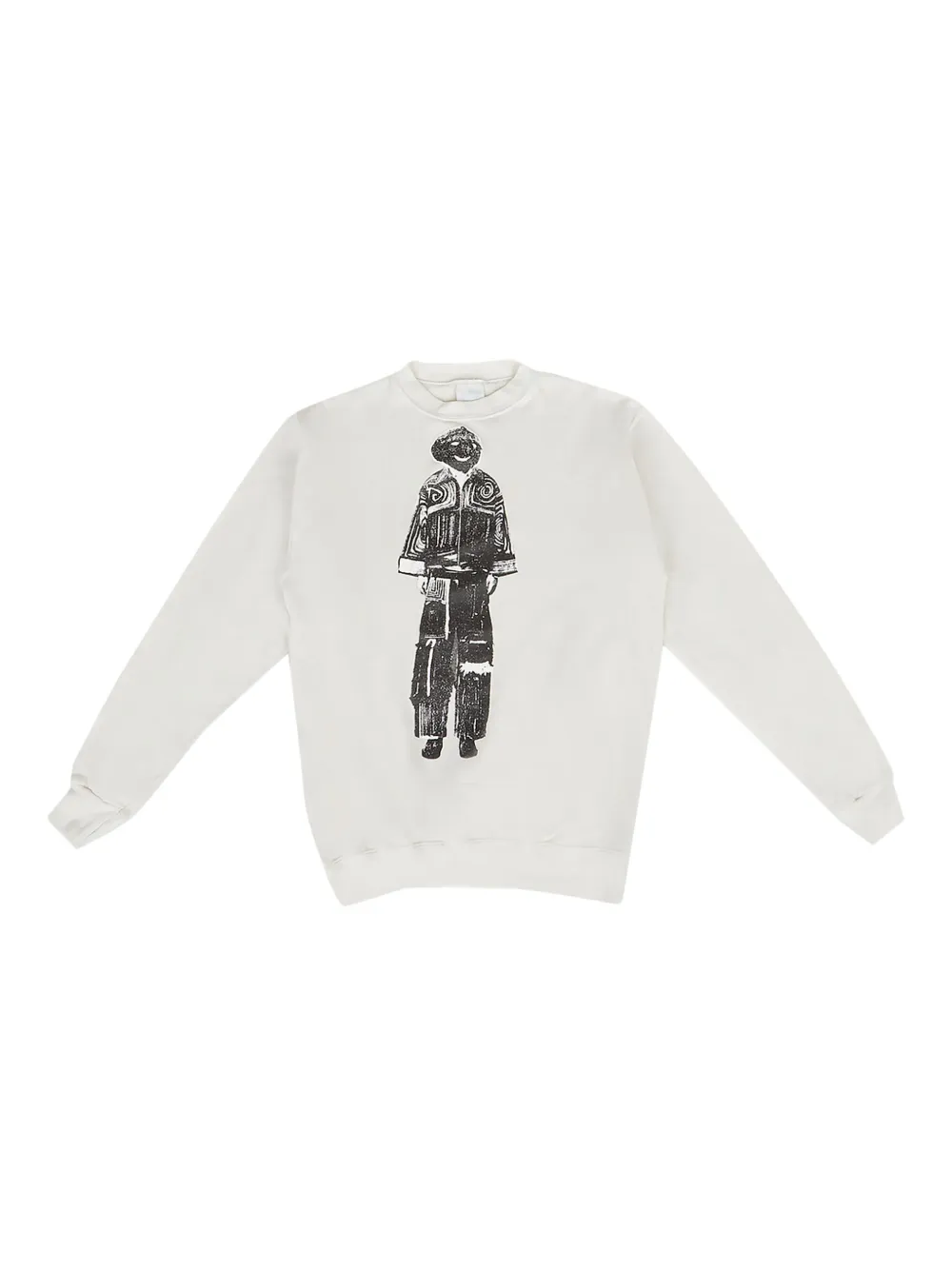 DRx FARMAxY FOR LN-CC graphic-print crew-neck sweatshirt - ホワイト DRx FARMAxY FOR LN-CC graphic-print crew-neck sweatshirt - ホワイト