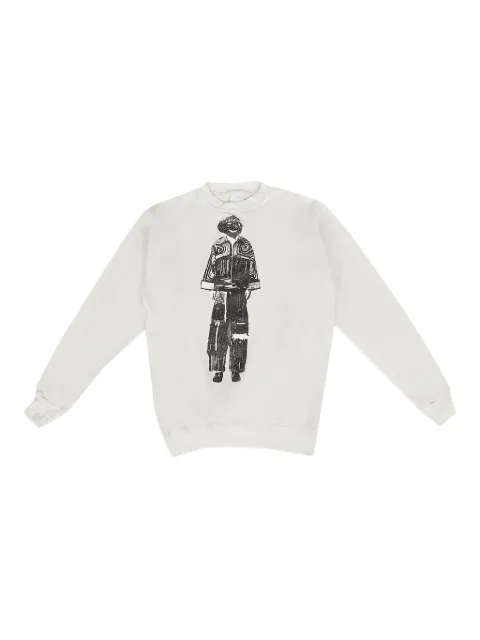 DRx FARMAxY FOR LN-CC graphic-print crew-neck sweatshirt