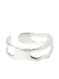 Octi organic-shape cut-out bracelet - Silver