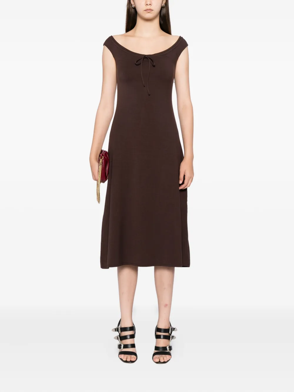 Reformation Milo dress - Bruin
