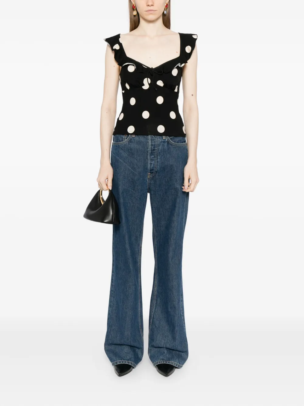 Reformation Lemmy top - Zwart