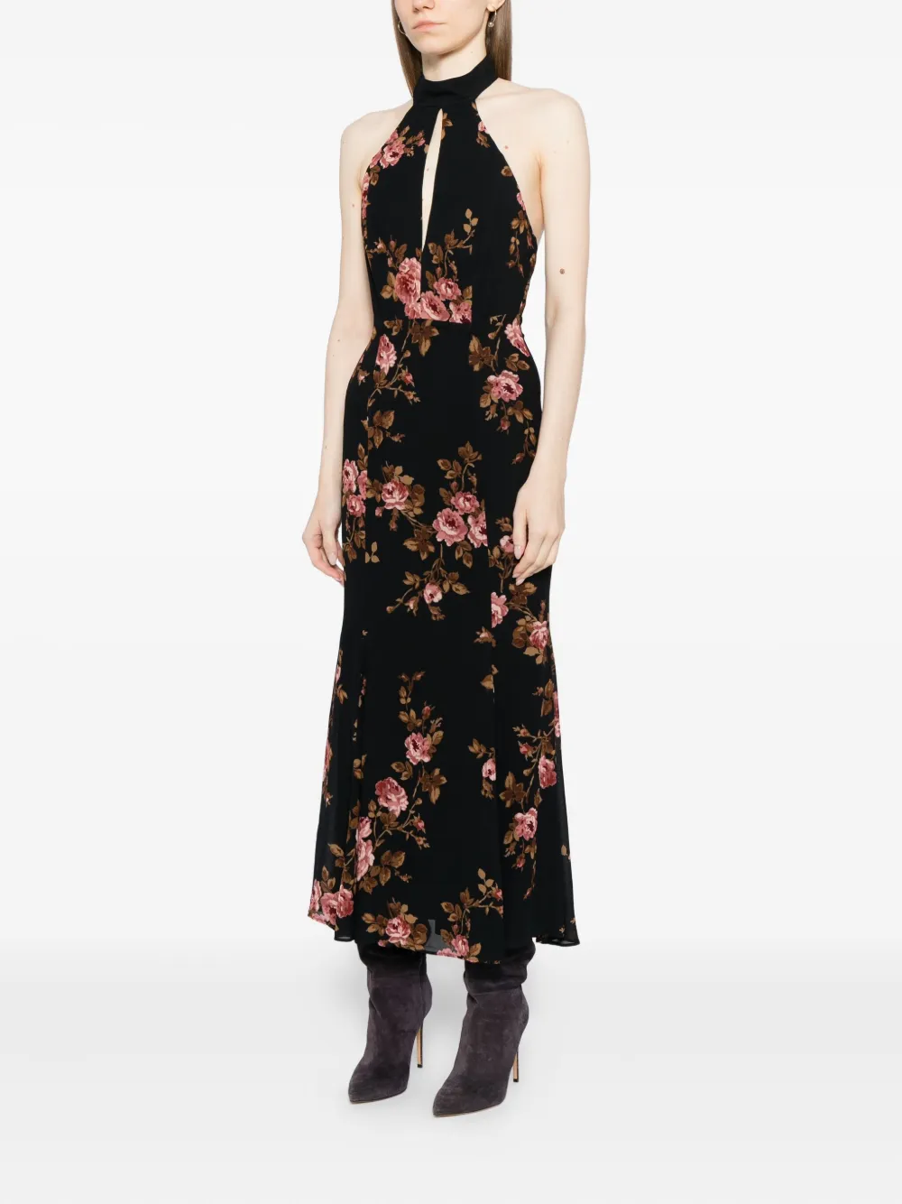 Reformation Noele jurk Zwart