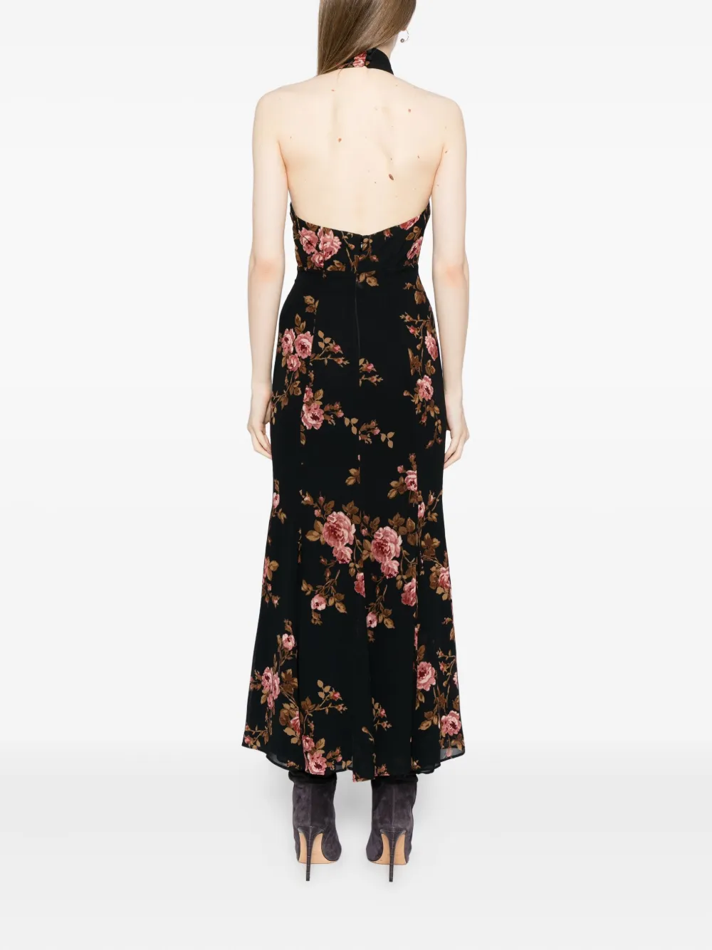 Reformation Noele jurk Zwart