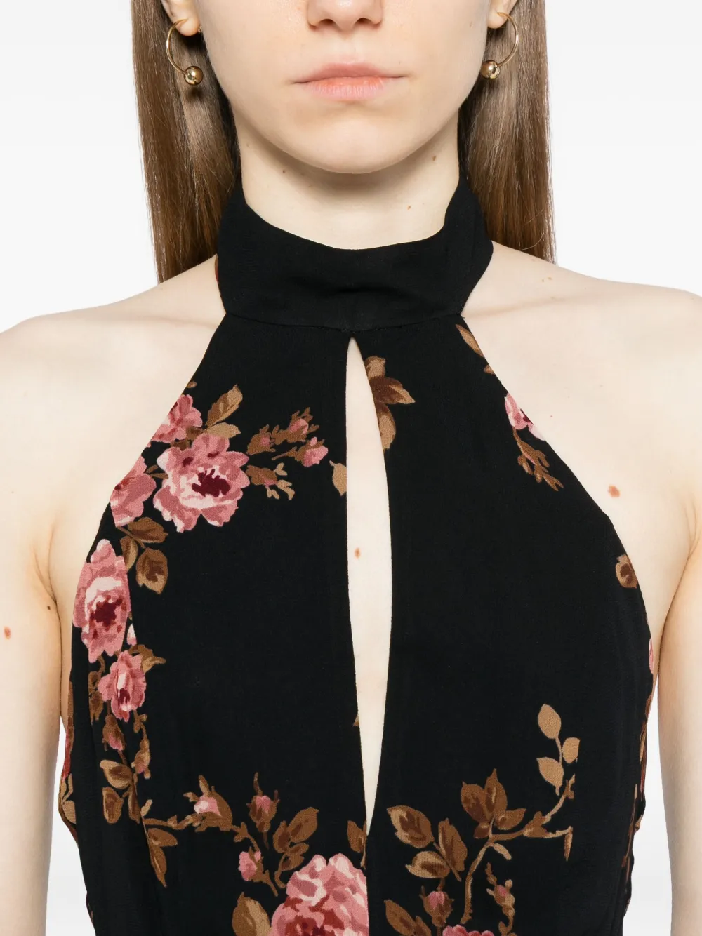 Reformation Noele jurk Zwart