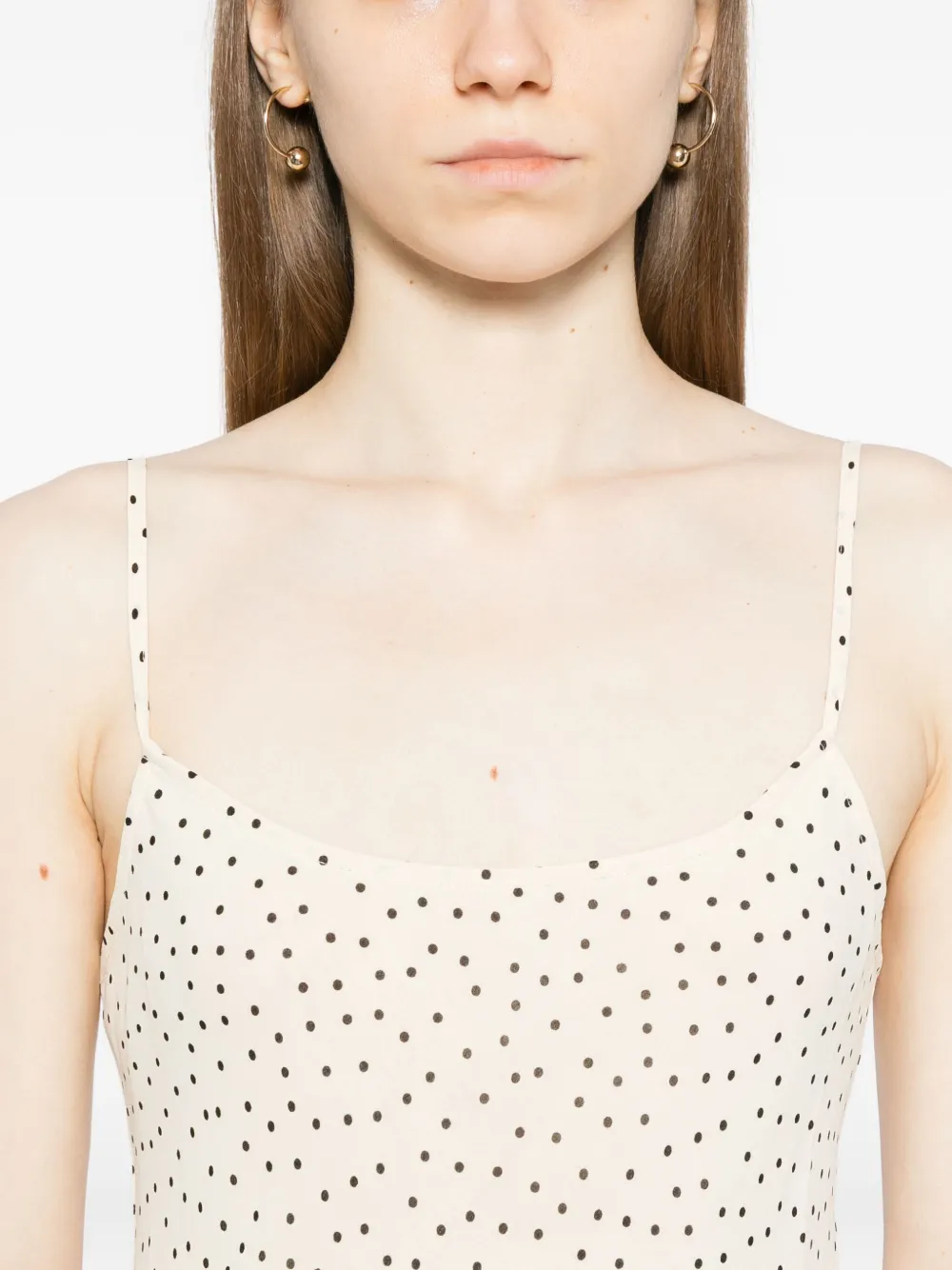 Reformation Emerick jurk Beige