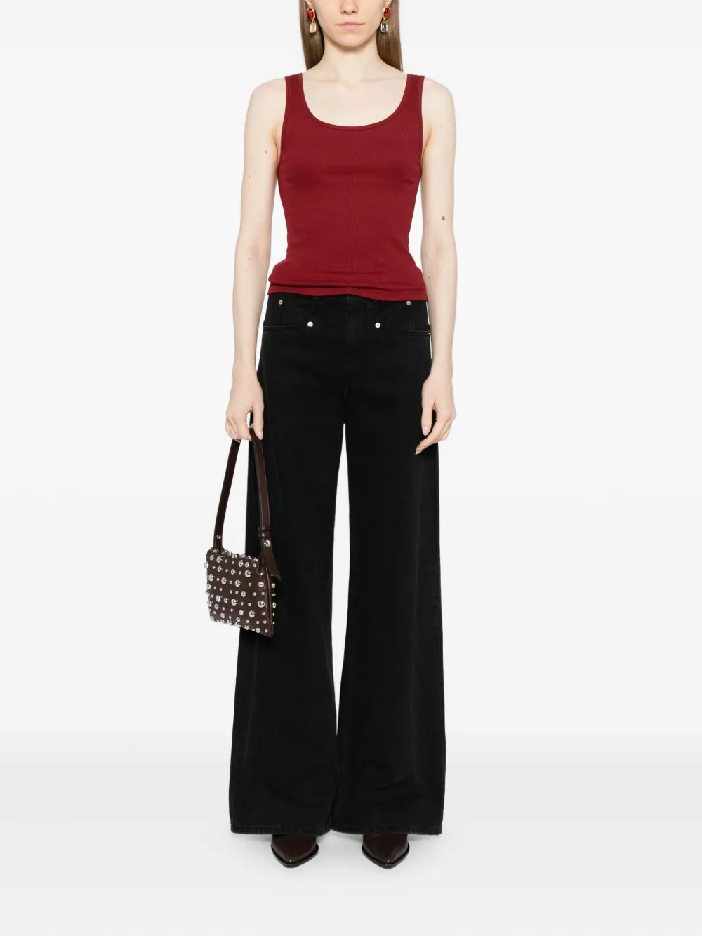 Reformation camiseta con cuello redondo | Chalecos y camisetas | Image 2