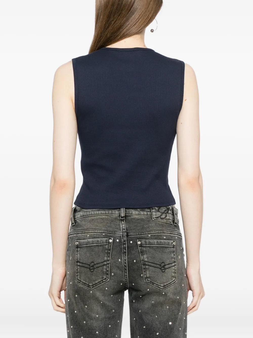 Reformation Ryland Tank Top In Blue