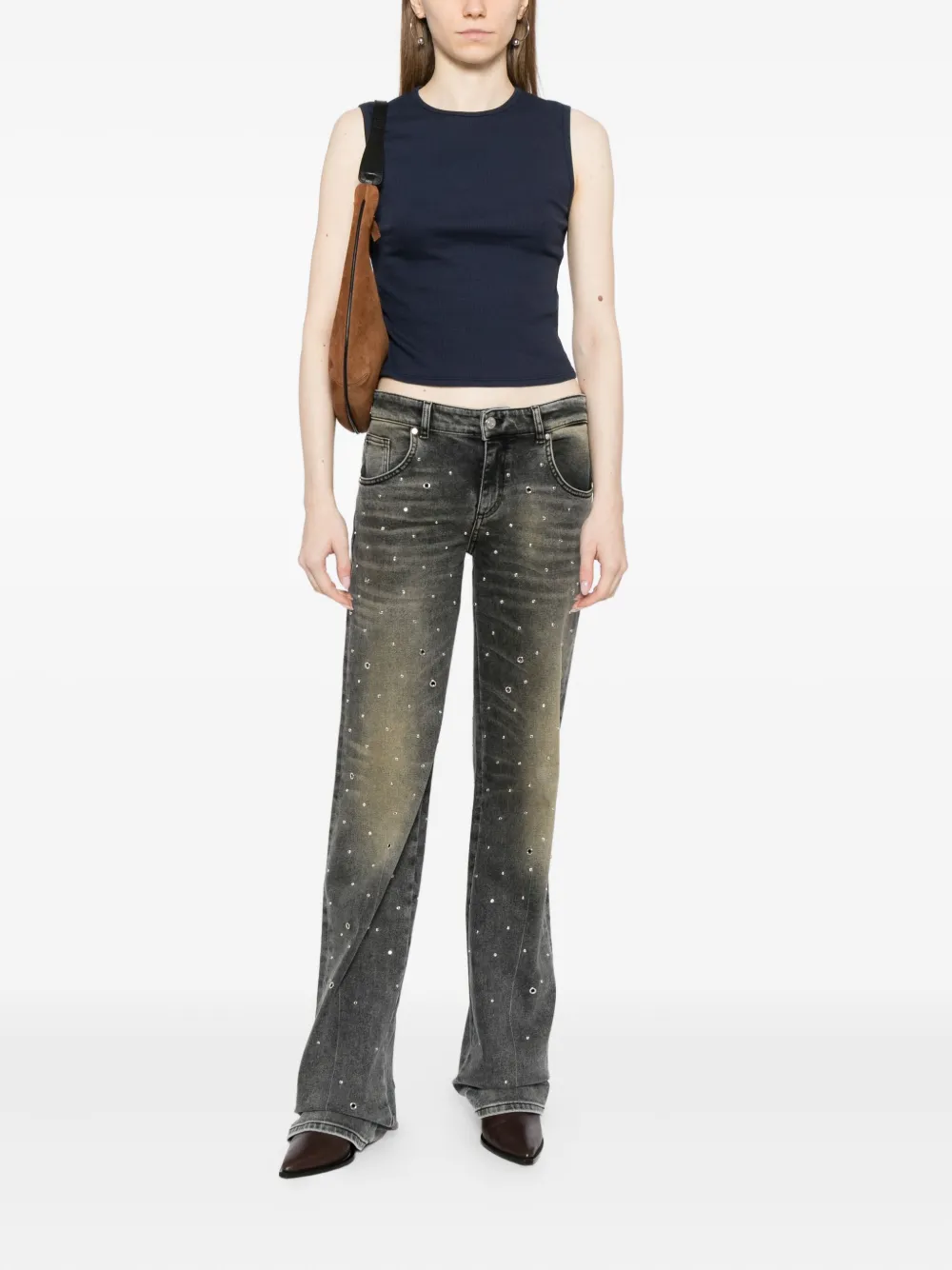 Reformation Ryland Tank Top In Blue