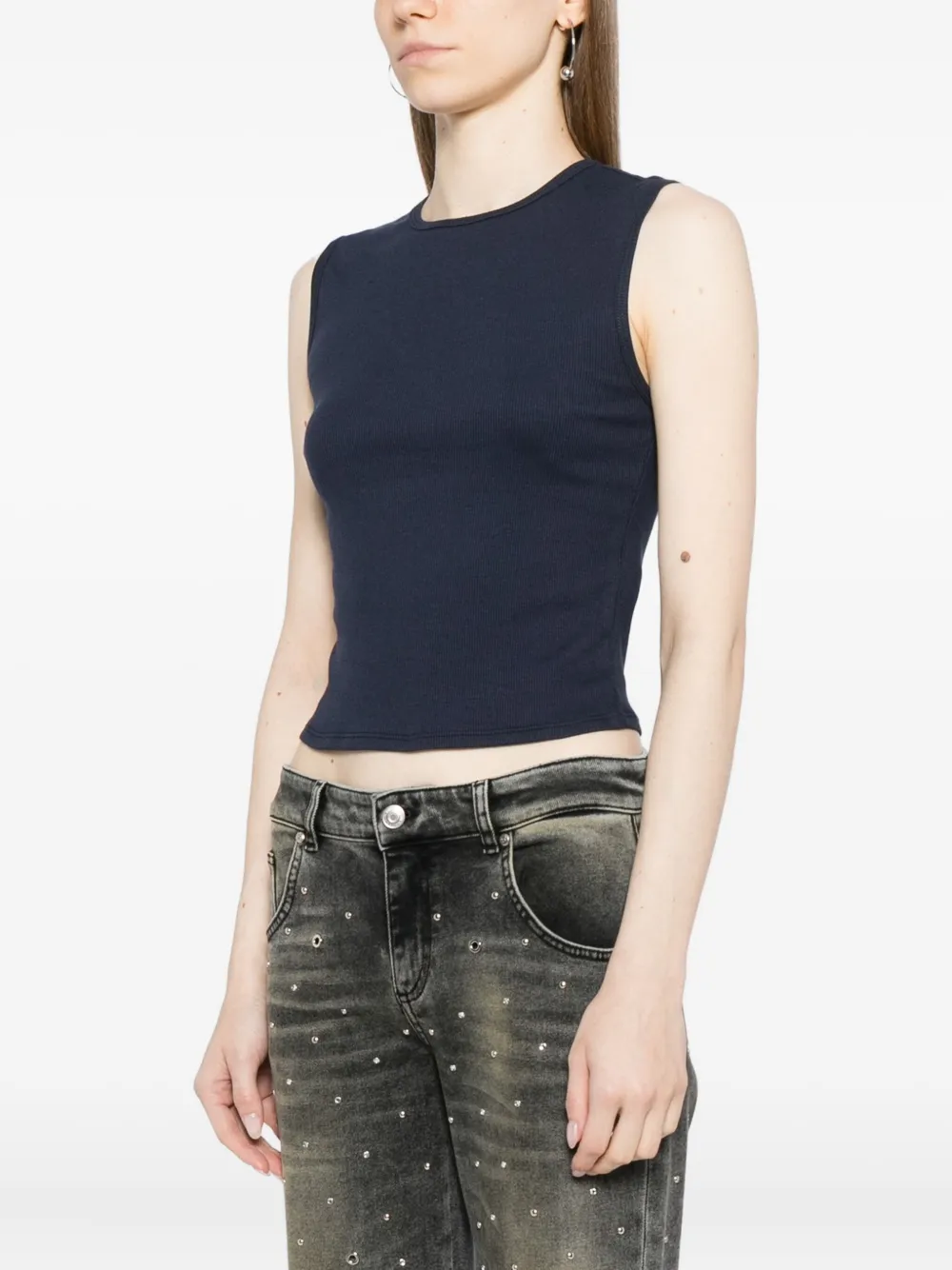 Reformation Ryland Tank Top In Blue
