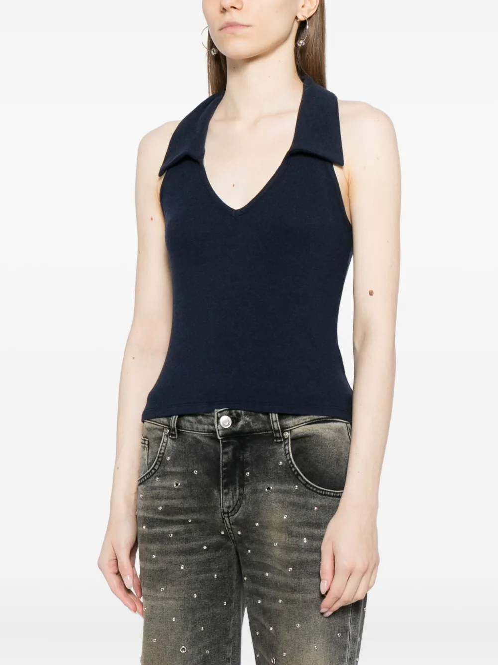 Reformation Austine top Blauw