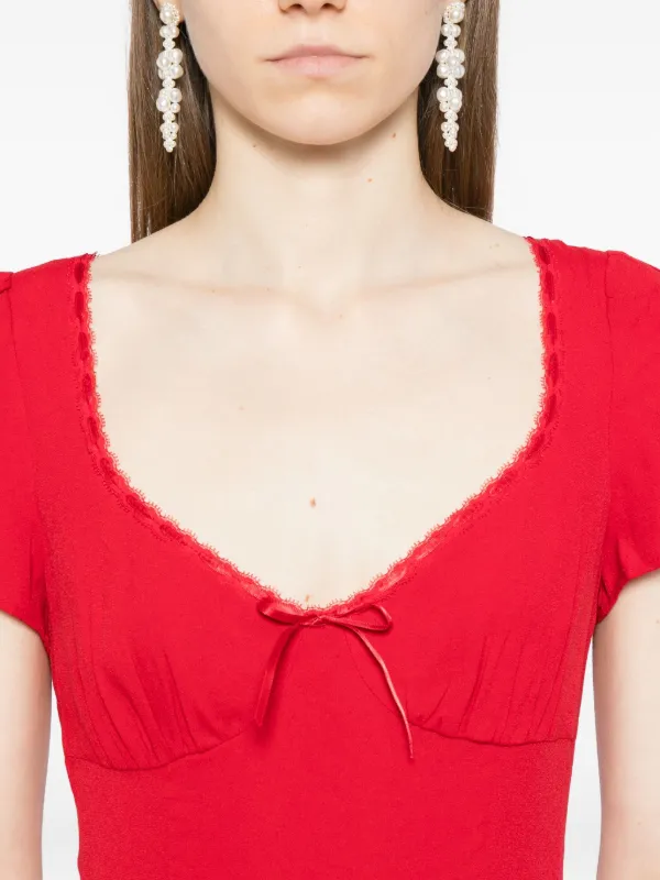 reformation afton short-sleeve a-line midi dress Alyce Paris A-Line Homecoming Dress 3176
