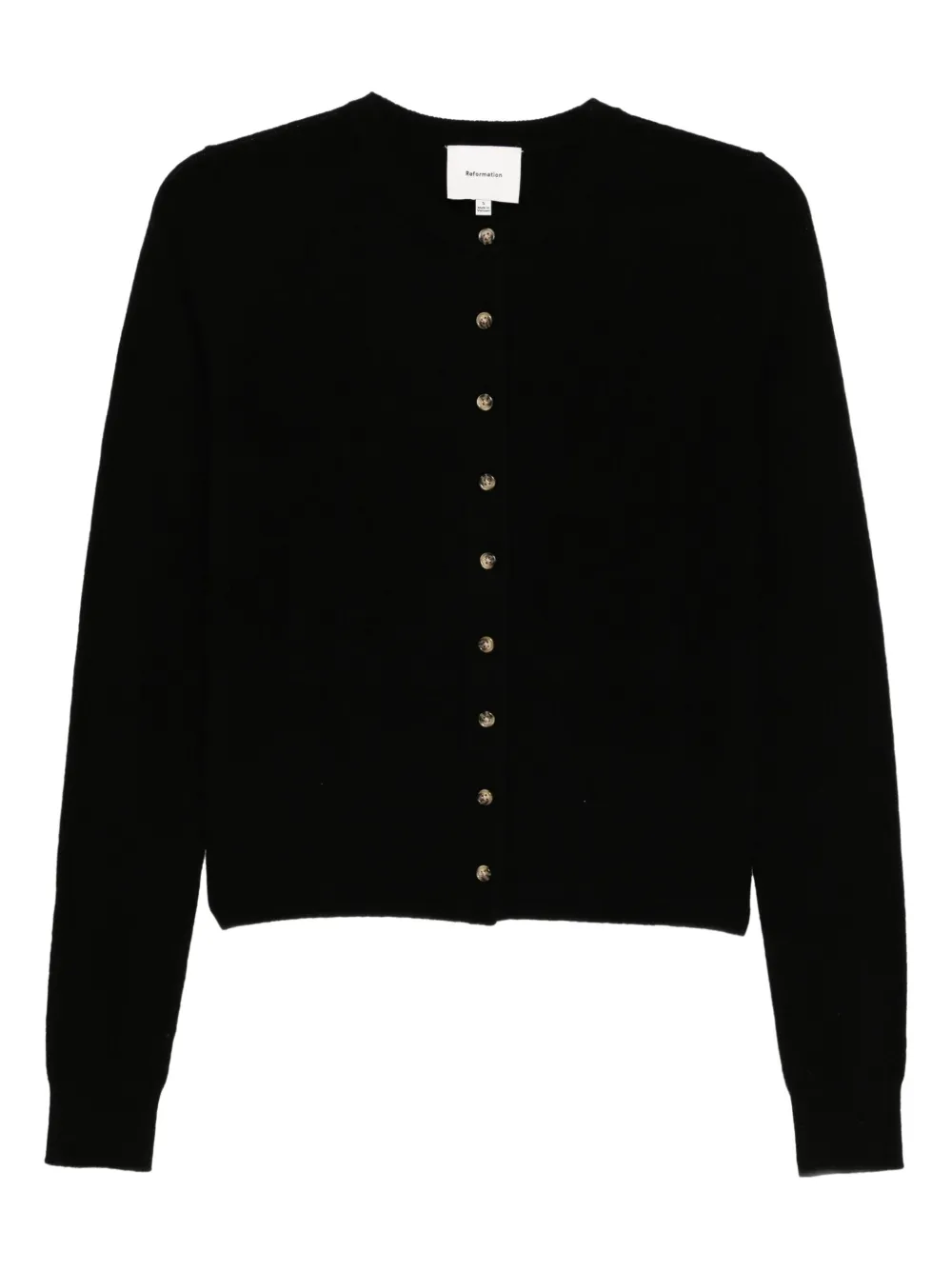 Reformation Farren cardigan | Black | Image 1