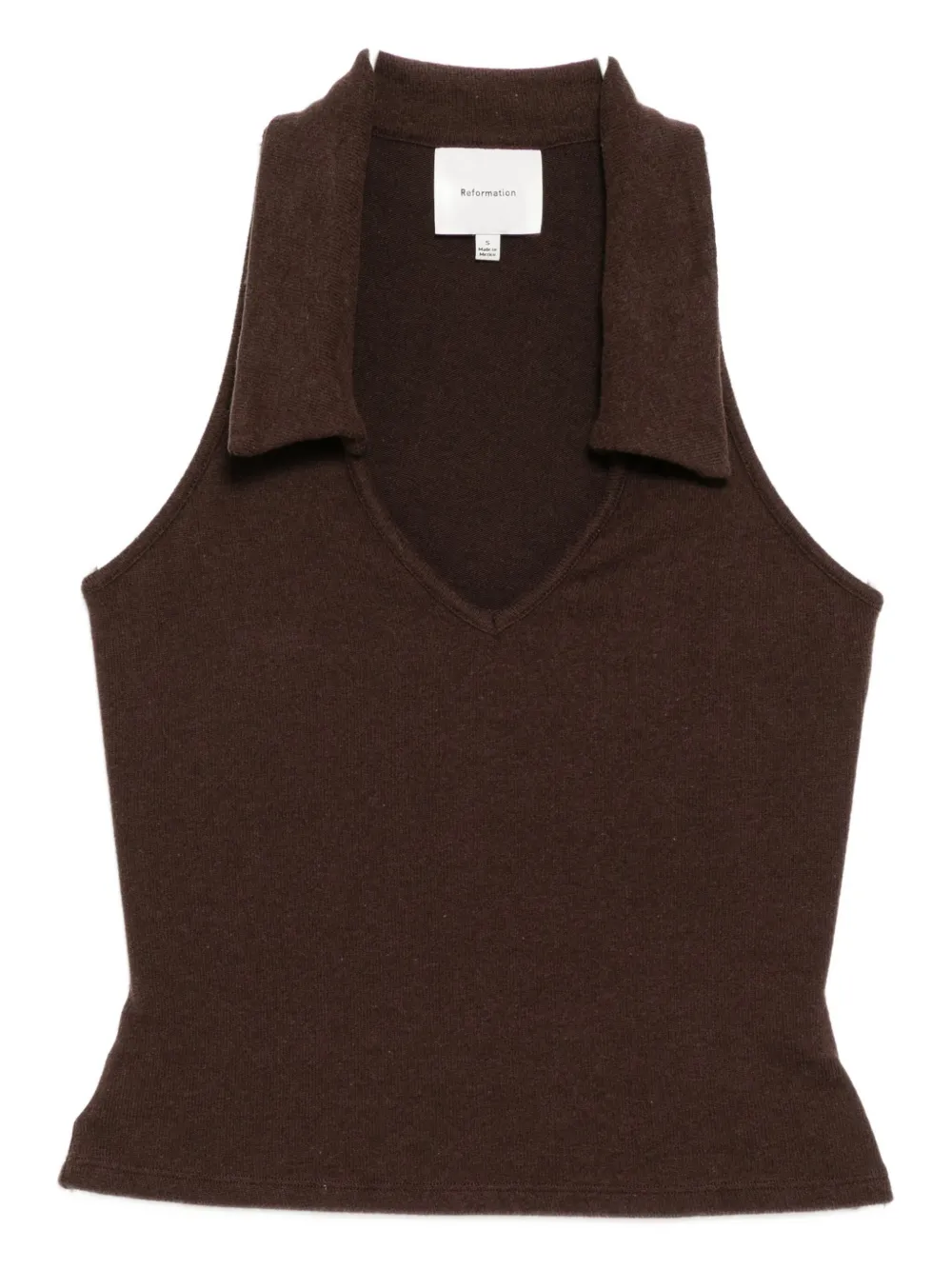 Reformation Austine Tank In Brown