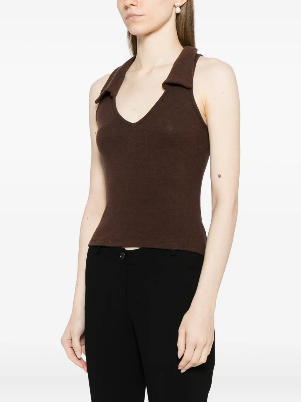 Reformation Austine Tank In Brown