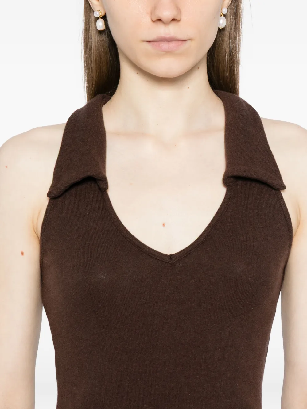 Reformation Austine Tank In Brown