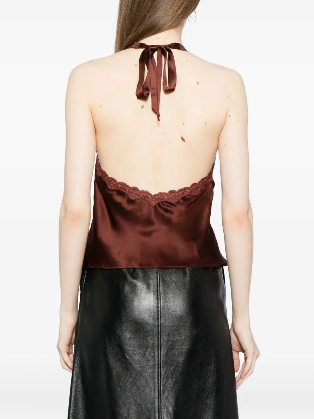 Reformation Monica top Rood