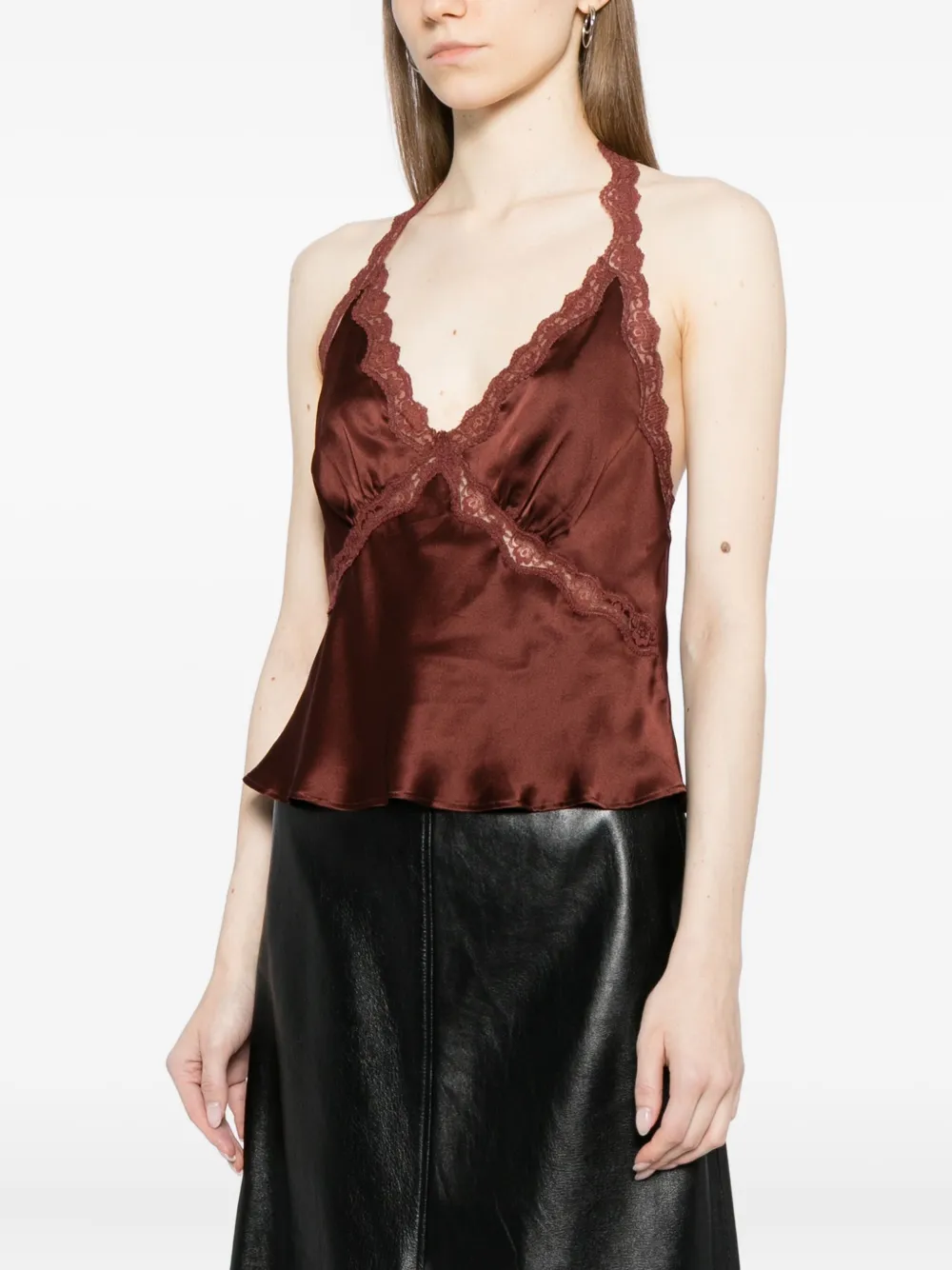 Reformation Monica top Rood