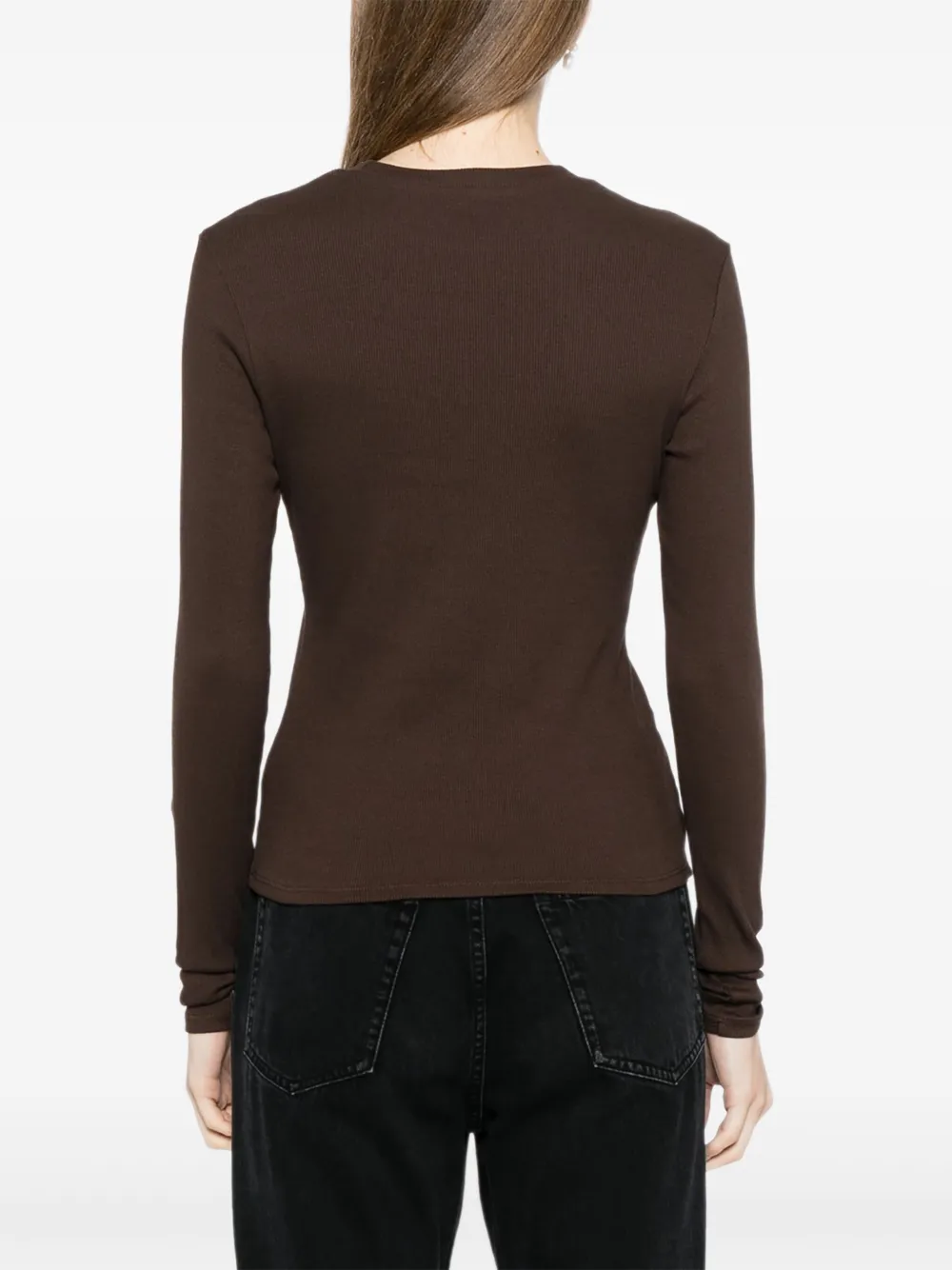 Reformation Davy T-shirt Bruin