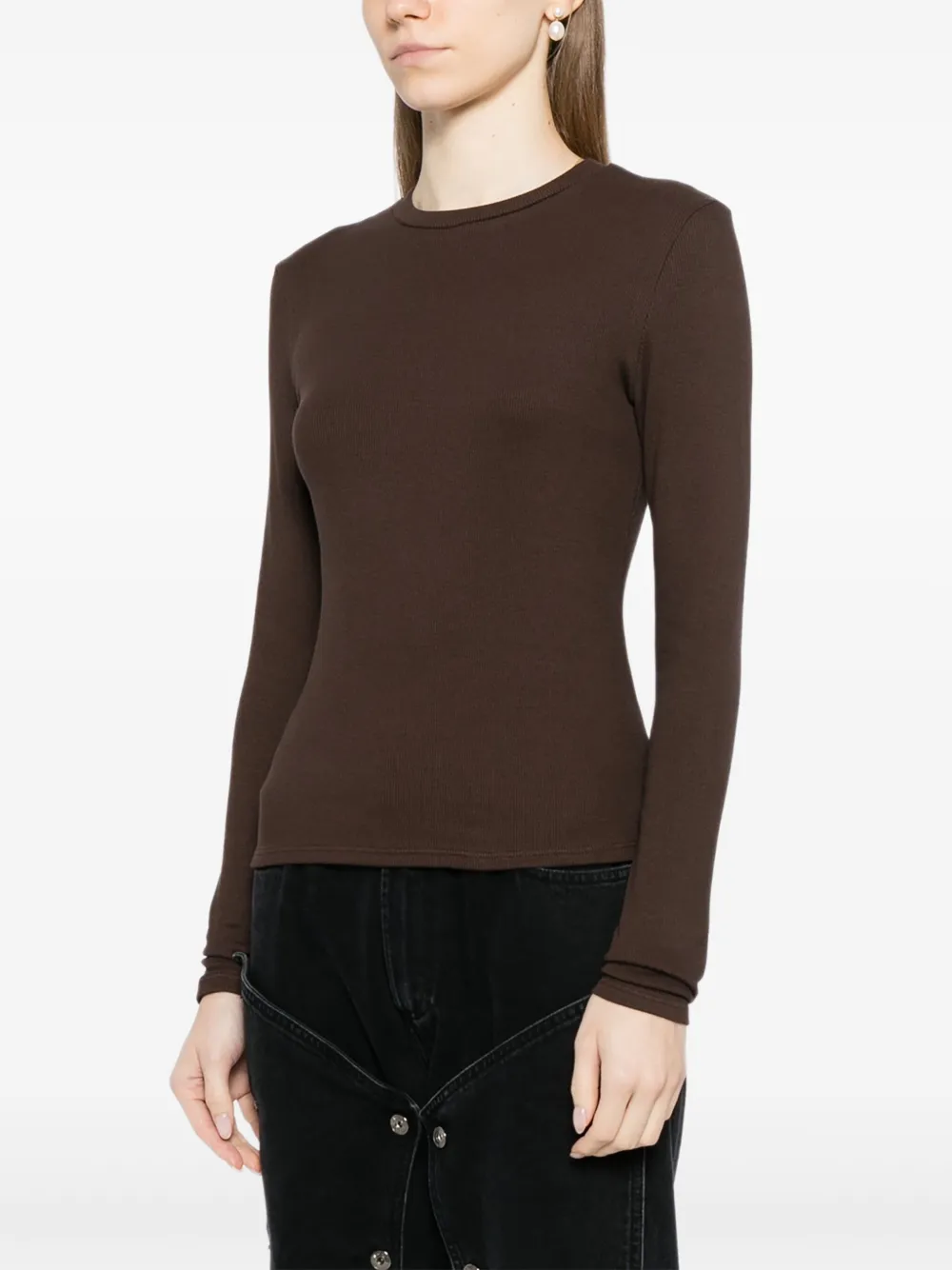 Reformation Davy T-shirt Bruin