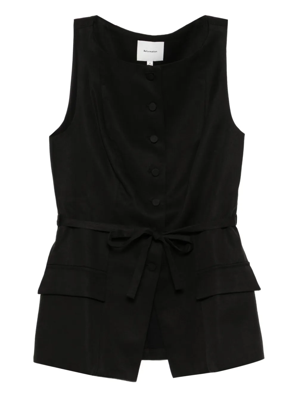 Reformation top Camellia | negro | Image 1