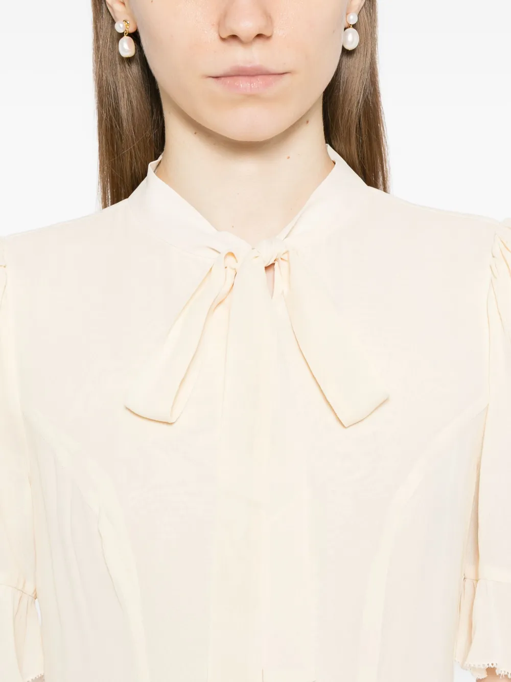 Reformation Whimsical jurk Wit