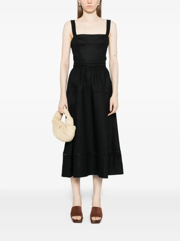 Reformation Everett Dress | Black | FARFETCH