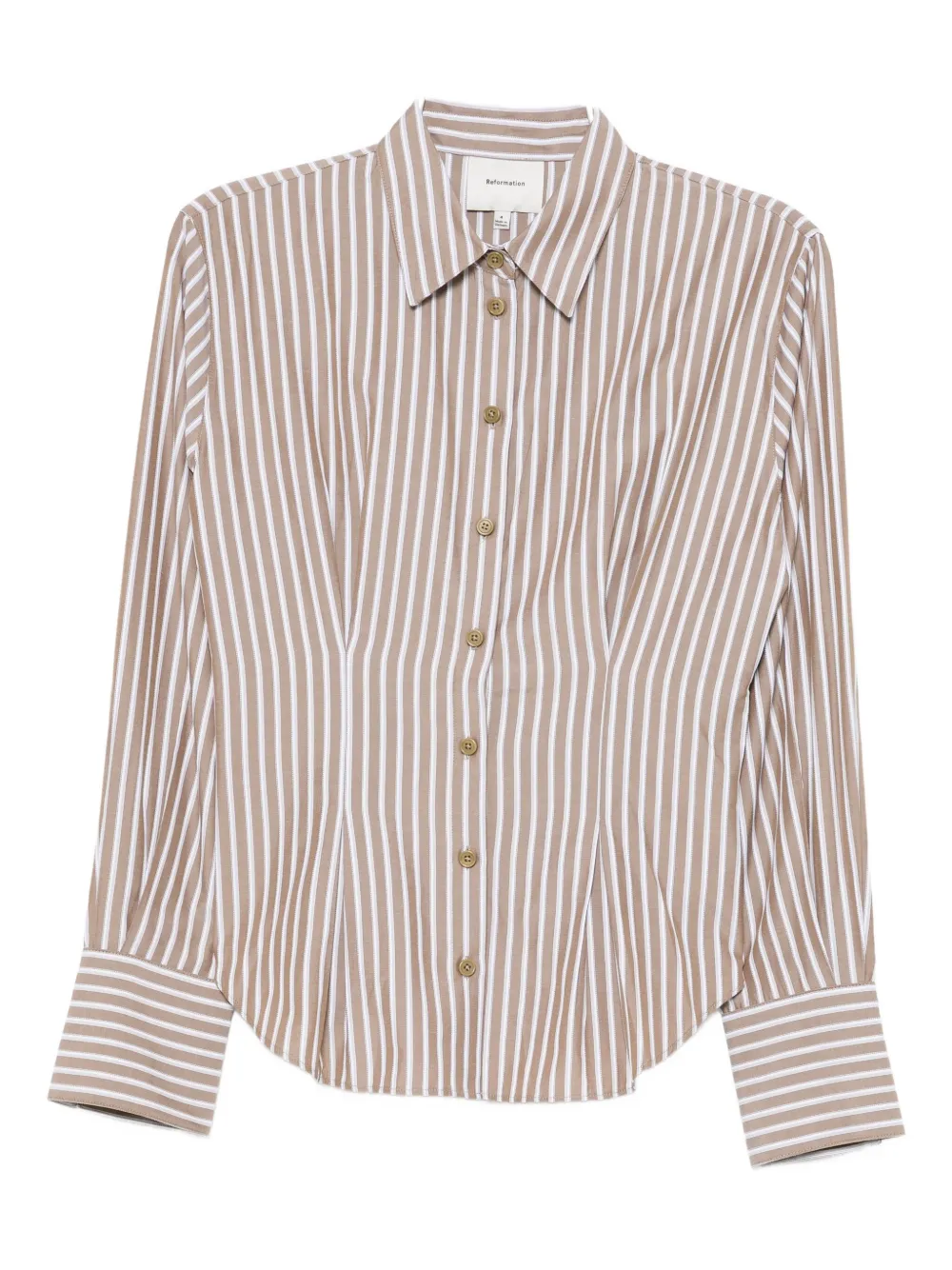 Reformation Will Oversized Shirt In White