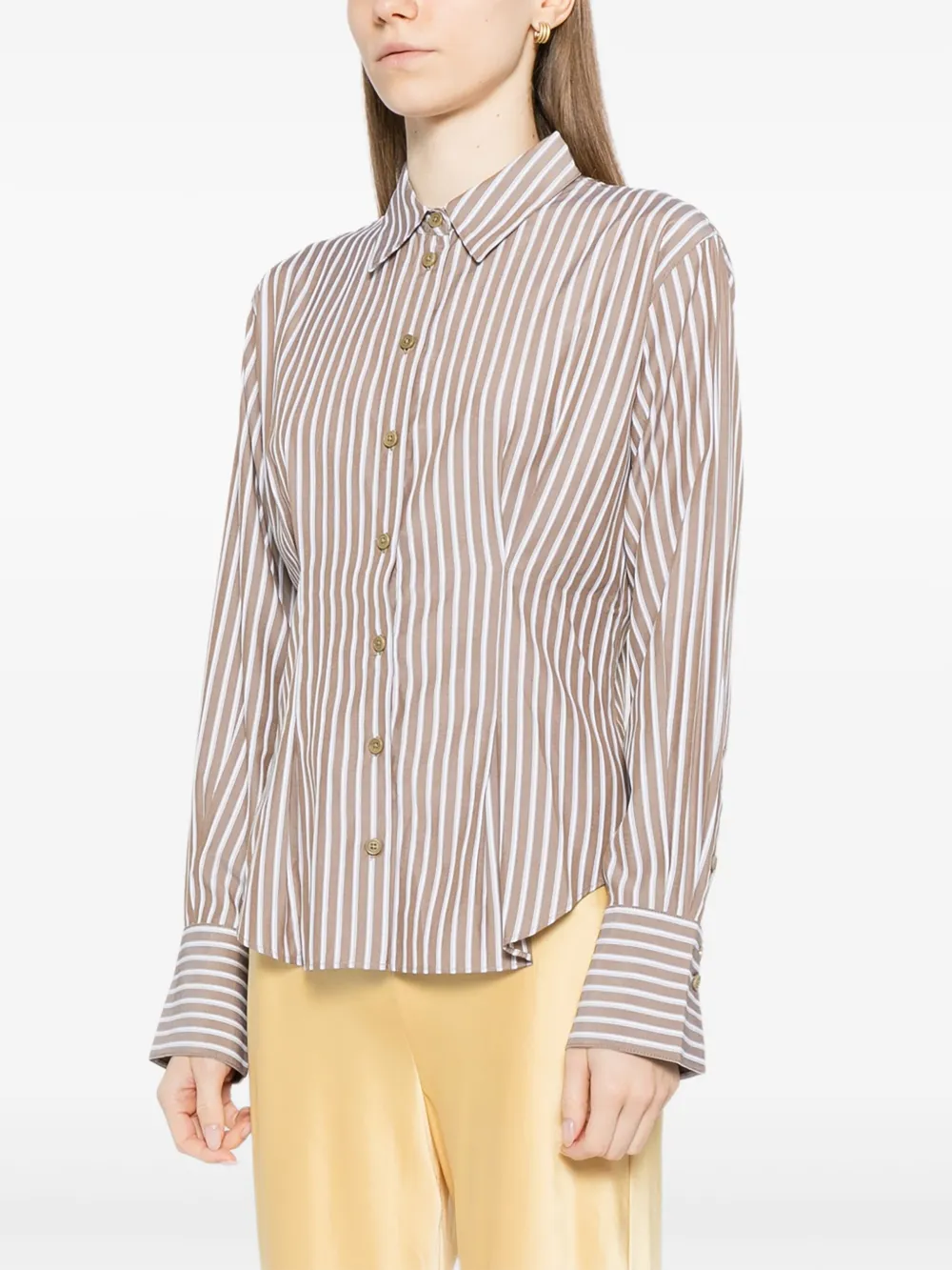 Reformation Oversized blouse Beige