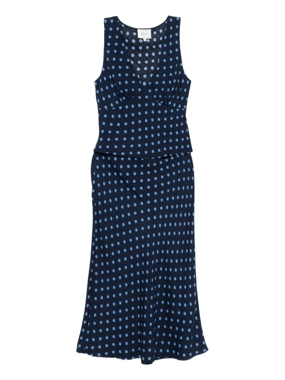 Reformation Zoe Skirt Set In Blue