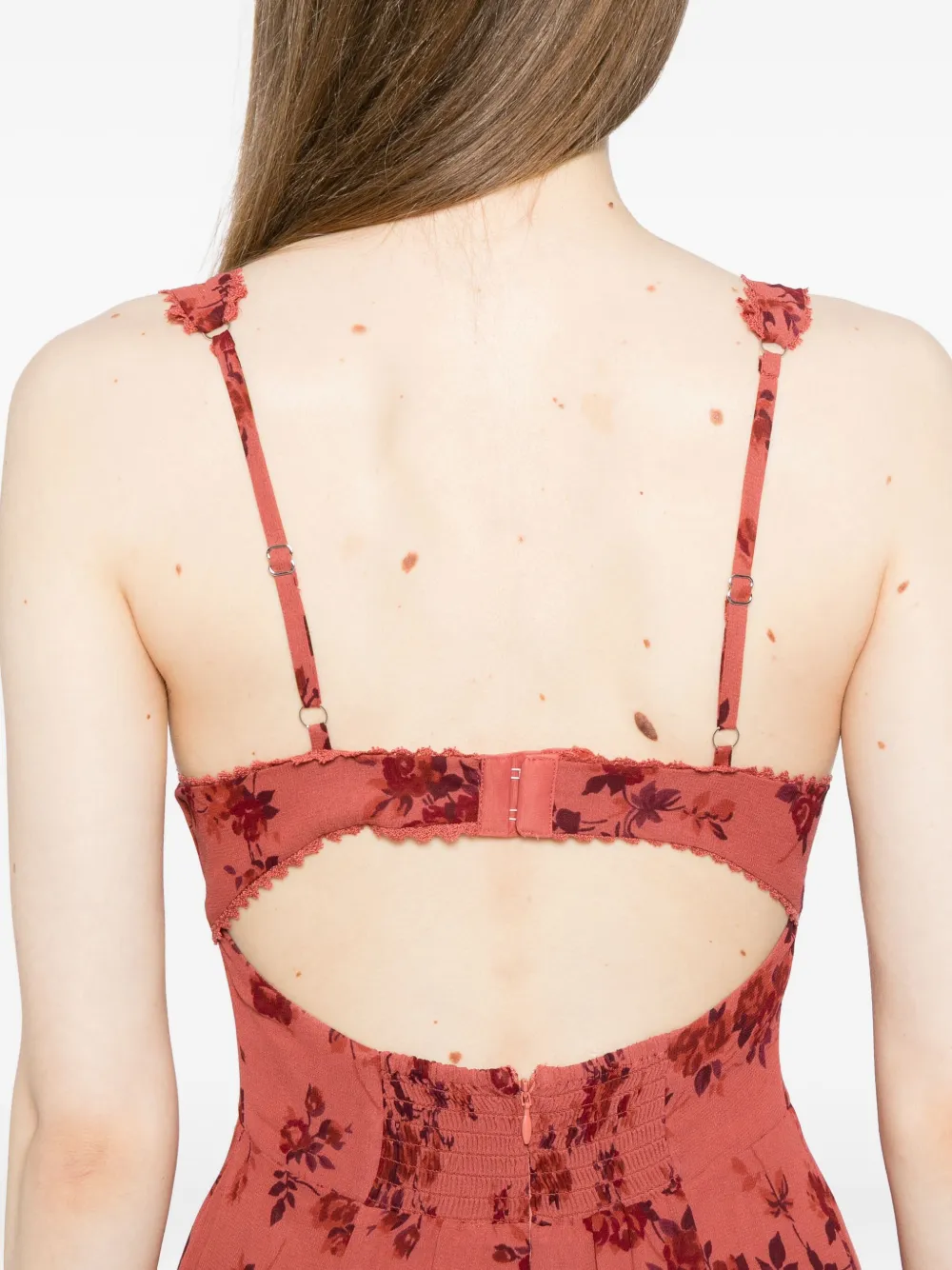 Reformation Lela jurk Rood