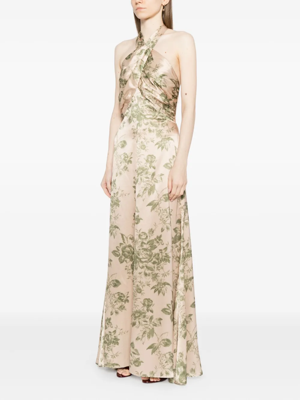 Reformation Veria Dress In Neutral