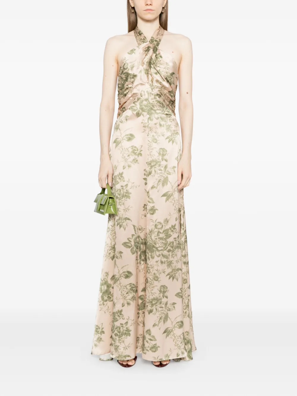 Reformation Veria Dress In Neutral