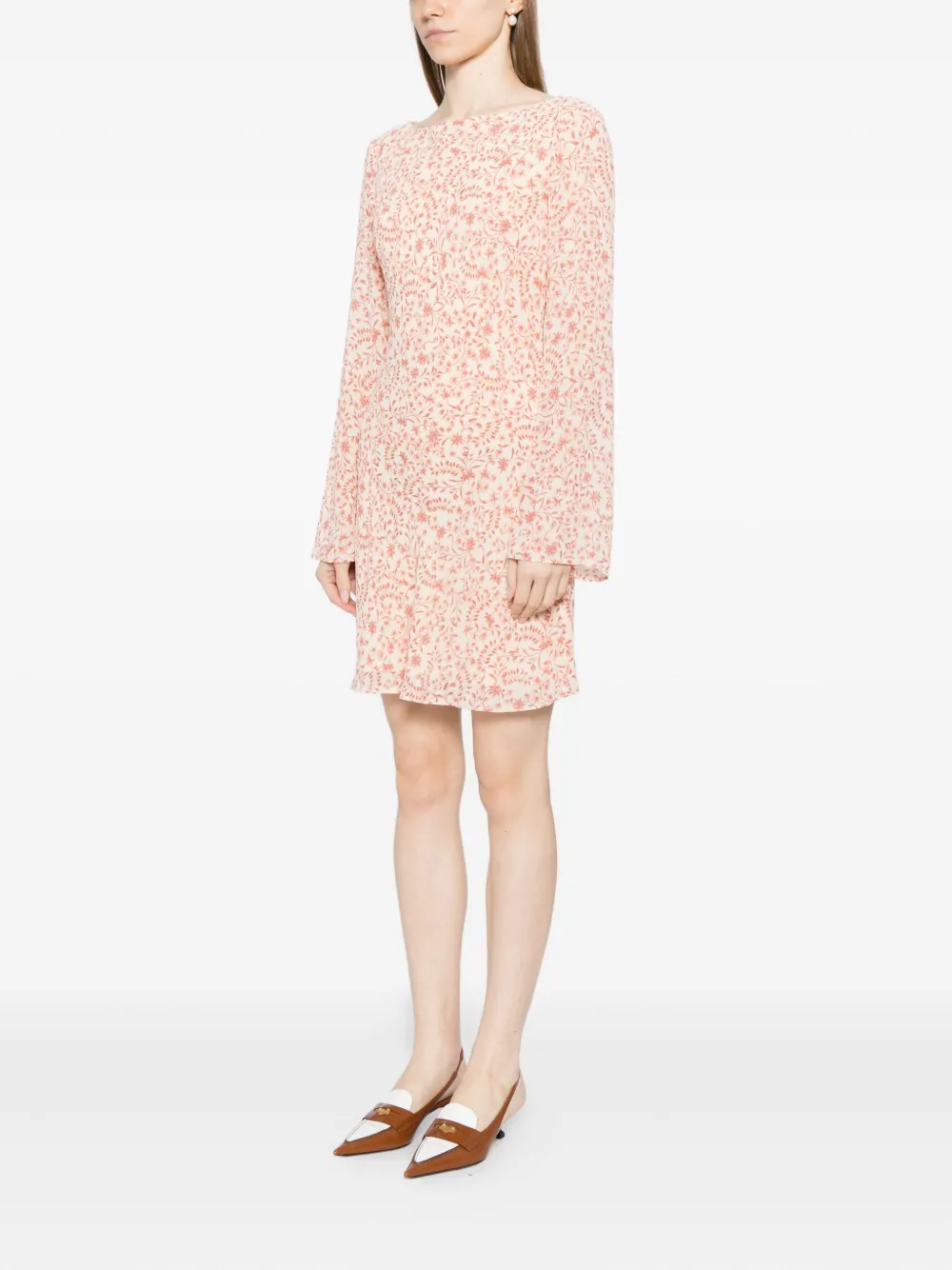 Reformation Esra jurk Beige