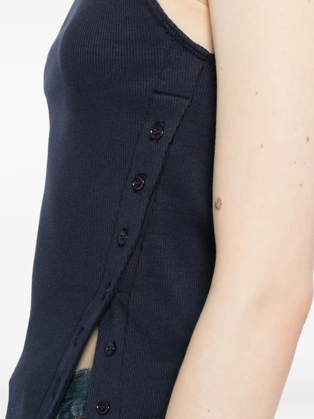 Reformation Hudson top Blauw