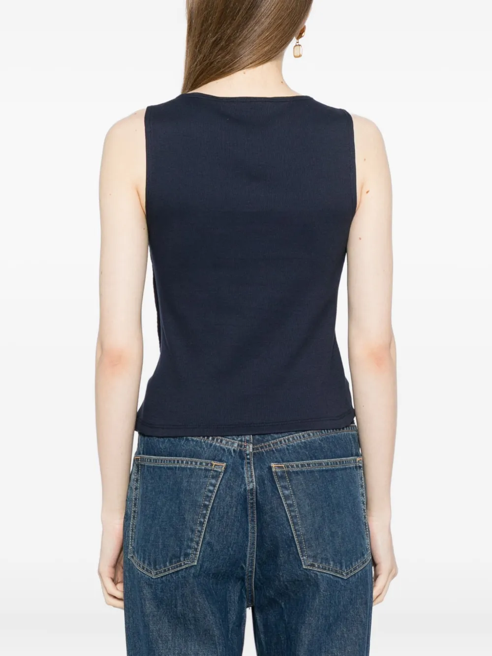 Reformation Hudson top Blauw
