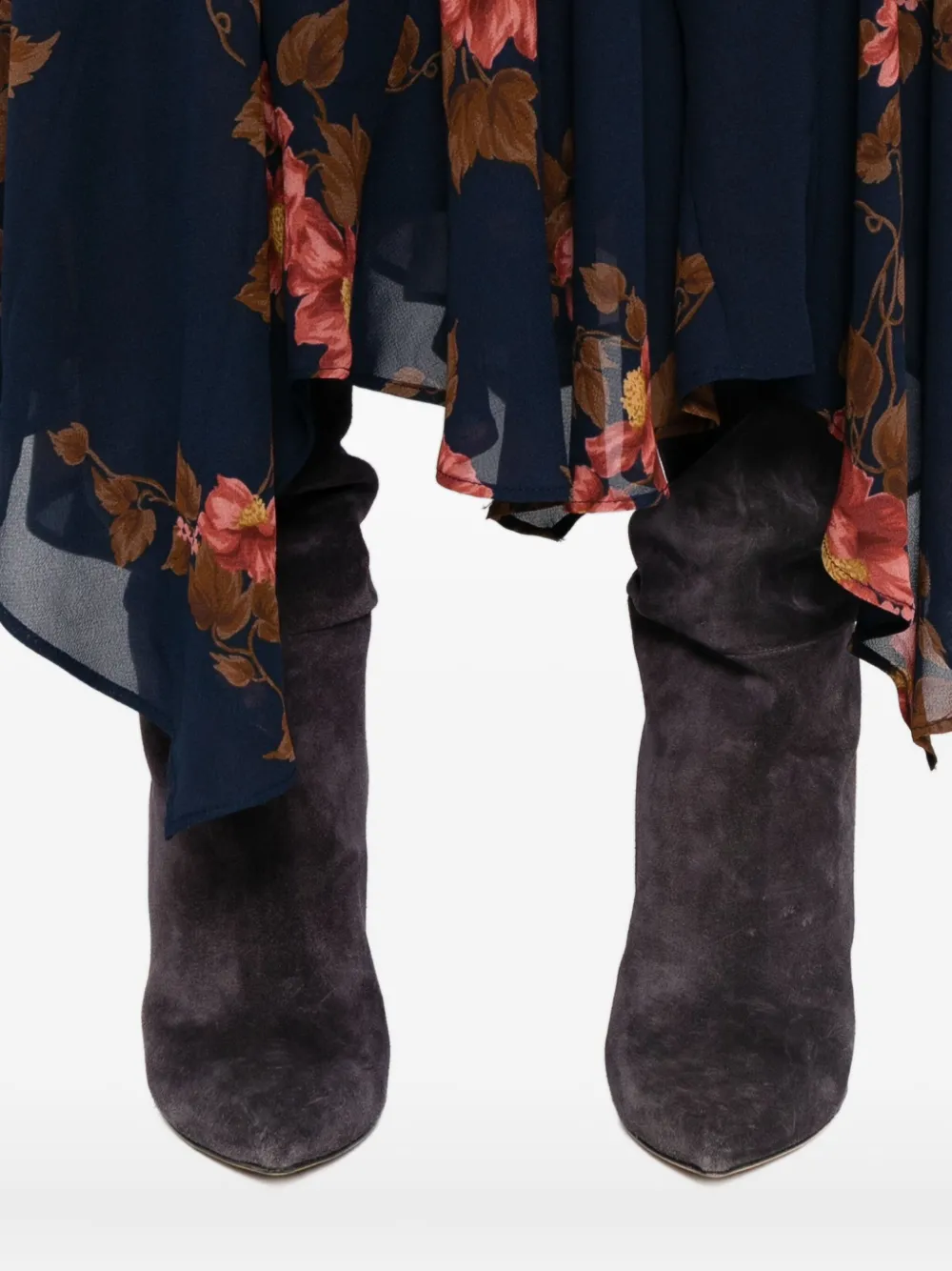 Reformation Lluvia jurk Blauw